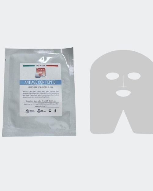 Maschera MT viso e collo in cellulosa Antiage con peptidi
